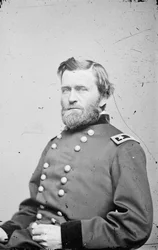 Maj. Gen. Ulysses S. Grant, officier van het Federale Leger, 1862-4